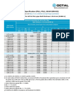 API 5l Pipe Specification Datasheet