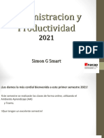 Administracion y Productividad 2021