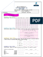 27guía de Aprendizaje IV Área Matemáticas