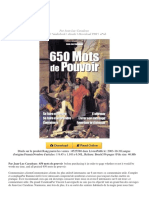 650 Mots de Pouvoir