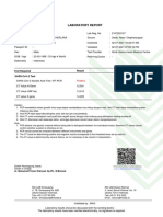 Laboratory Report: Test Required Result Reference Sars-Cov-2 Test