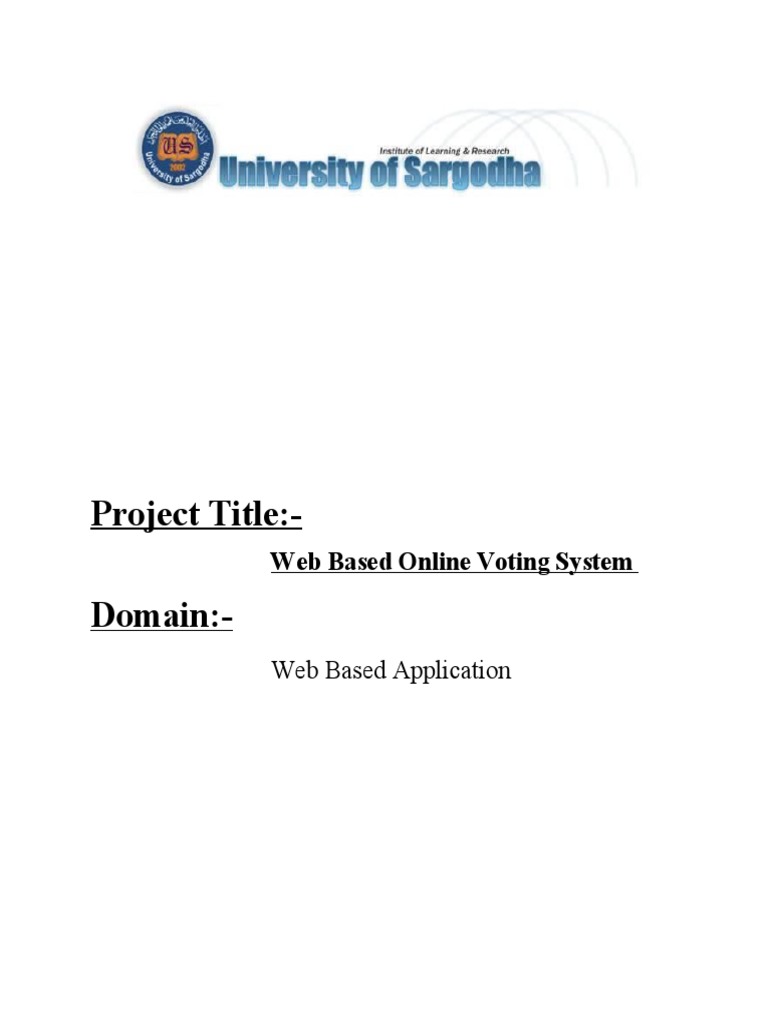 Web-Based Voting System in PHP | PDF | Php | Internet & Web