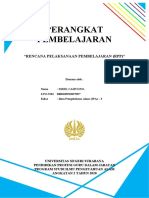 Perangkat Pembelajaran: "Rencana Pelaksanaan Pembelajaran (RPP) "