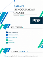 Bahaya Menggunakan Gadget