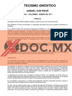 Xdoc - MX Catecismo Gnostico Samael Aun Weor