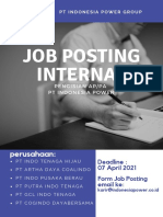 Job Posting Pengisian APPA Dan Form Job Posting Fixed