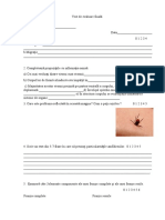 Biologie cl7 Evaluare Finală