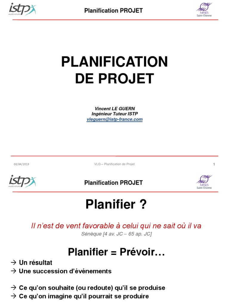 Planification de Projet : Guide et Techniques | PDF | Planification ...