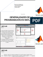 Generalidades de la programación en Matlab