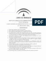 Examen c1 Administrativos Junta de Andalucía Oep15 16