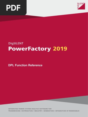DigSILENT DPL Function Reference