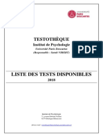 Liste Tests