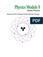 Atomic Physics: Prepared By: Prof.C.A.Kiwanga, The Open University of Tanzania