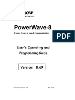 PW8 V8 69 Rev D User Operating Guide 7101261