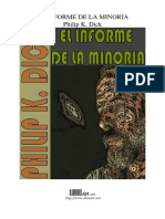Philip K. Dick - El Informe de La Minoría