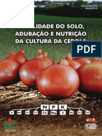 Boletim Tecnico 184 Adubacao e Nutricao de Cebola