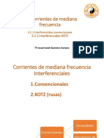 3.2 Corrientes de Mediana Frecuencia