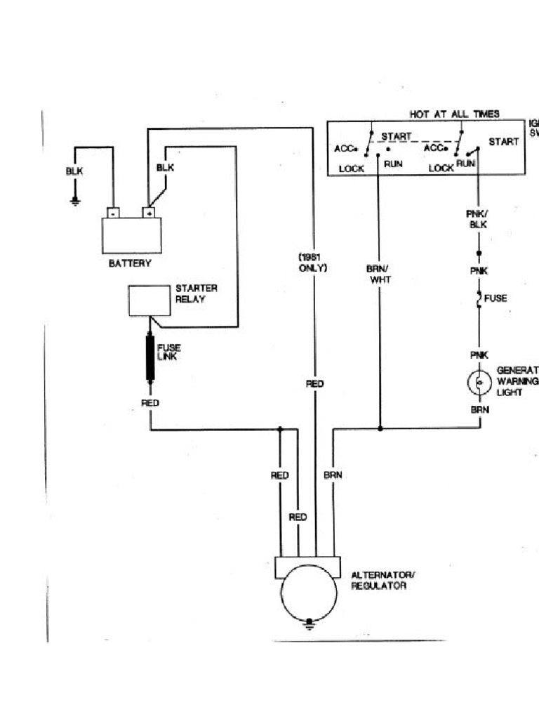 Basic Automotive Charging System Diagram PDF