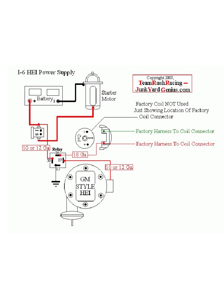 Jeep Inline 6 HEI Ignition Conversion PDF