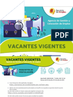 Vacantes Agencia Urabá