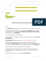 23 Plantilla Email de Bienvenida - Congreso