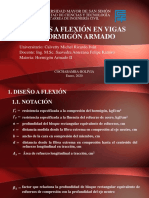 Análisis a flexión en vigas de hormigón armado