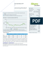 Ishares Msci Global Gold Miners Etf: Fact Sheet As of 09/30/2021