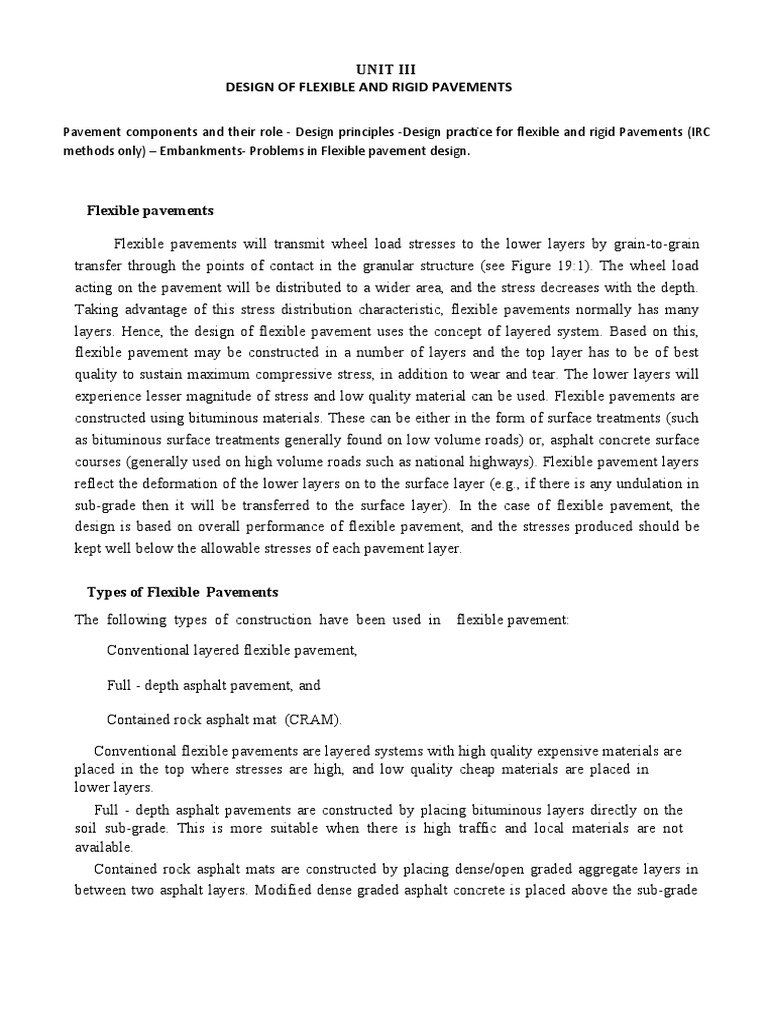 Design of Flexible and Rigid Pavements | PDF | Road Surface | Fracture