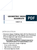 Unit II Geometric Design of Highways - Ppt