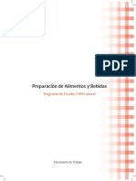 Preparación de Alimentos y Bebidas