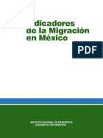Indicadores de La Migración en México (2da Parte SXX)