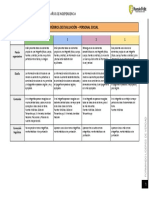 Rubrica de Evaluacion - Vi Unidad Personal Social