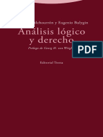 Analisi Logico y Derecho by Bulygin