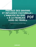 PARTAGE DES SAVOIRS ET INFLUENCE CULTURELLE 