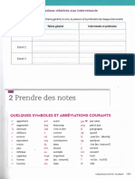 2 Prendre Des Notes: Relever Les Informations Relatives Aux Intervenants