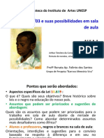 A lei 10.639.03 e suas possibilidades em sala de aula - AULA 1