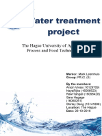 Water Treatment Project: The Hague University of Applied Sciences Process and Food Technology (PFT4)