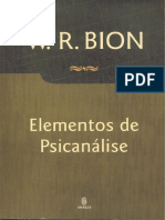 Elementos de Psicanálise by Wilfred Ruprecht Bion (Bion, Wilfred Ruprecht)