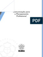 Livro: Comunicação para o Planejamento Profissional ULBRA 2021