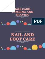 Hair Care-Combing and Shaving: Fundamentals of Nursing Practice