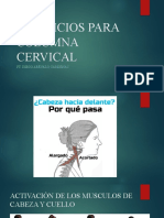 EJERCICIOS PARA COLUMNA CERVICAL, DORSAL y HOMBROS