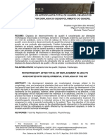 Artigo 11 Fisioterapia Pós Artroplastia Total de Quadril Ok