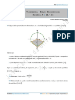 Alguns Exercícios de Trigonometria e Funções Trigonométicas