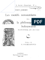 Les Motifs Zoroastriens Dans La Philosophie de Sohrawardi Corbin 1946