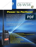 Power To Perform!: VHF/UHF FM Dualband Handheld Transceiver