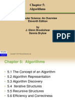 Algorithms: Computer Science: An Overview Eleventh Edition by J. Glenn Brookshear Dennis Brylow