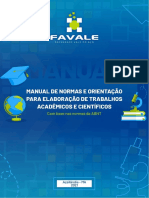 Manual de Normalização de Trabalhos Acadêmicos Da FAVALE 2021.1