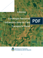 Informe Estrategia Nacional de Infraestructura de Caminos y Transporte R...
