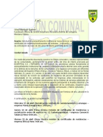 COMUNICADO SOLICITUD DE ACOMPAÑAMIENTO PERSONERÍA DISTRITAL - MINISTERIO PÚBLICO.