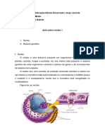 Ensino Médio sobre núcleo e material genético